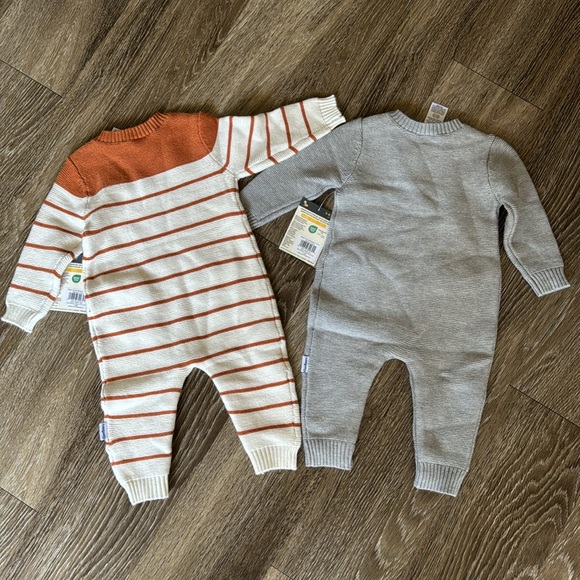 Gerber Baby Boys Sweater Knit Romper Jumpsuit - Picture 7 of 8